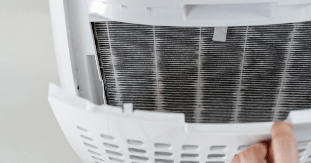 The vents are blowing warm or lukewarm air