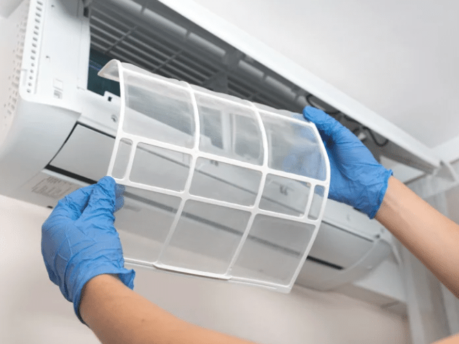 AC Filter Cleaning