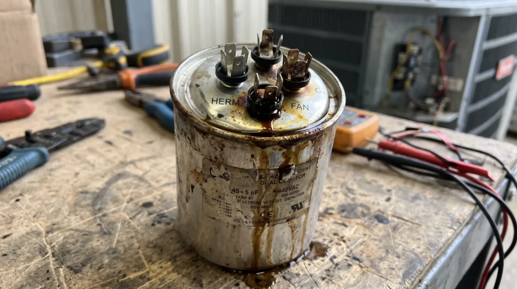 Weak or Failed Capacitor