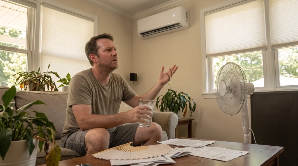 The air is cool but never cold, and the system never shuts off